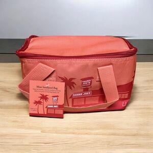 Trader Joe’s NWT MINI orange insulated cooler tote bag
